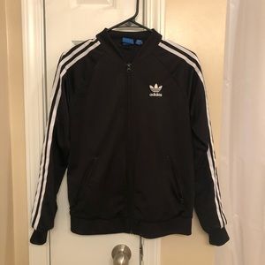 Adidas 3 stripe bomber jacket size S